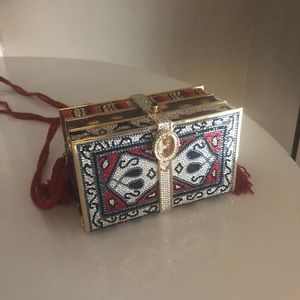 Judith Leiber small “book purse”